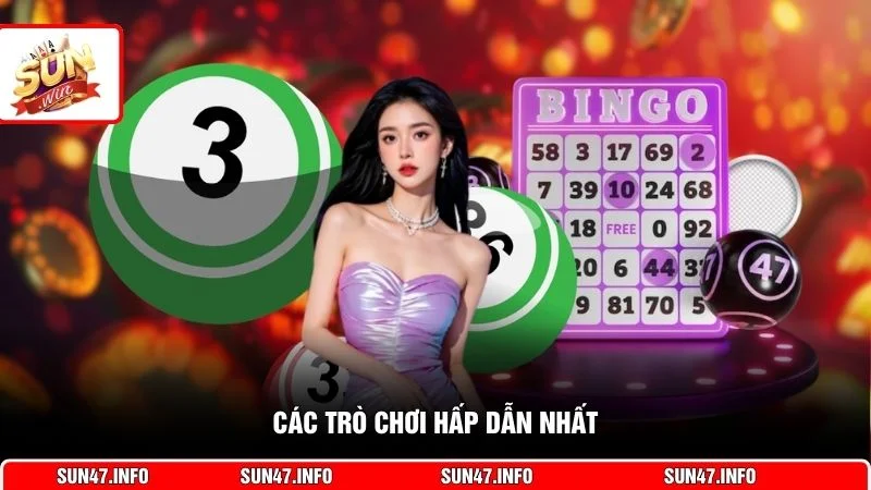 Các trò chơi hấp dẫn nhất